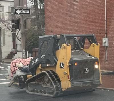 frederick md skid steer chase|Man stopped after driving track loader through Frederick, .